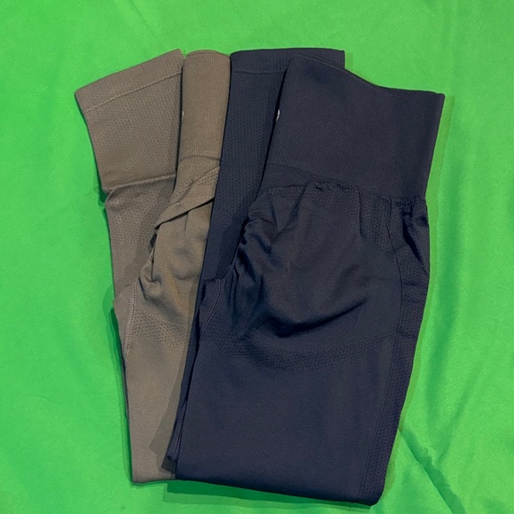 HALARA Pants - NWOT HALARA Dark Gray and Navy Blue Leggings